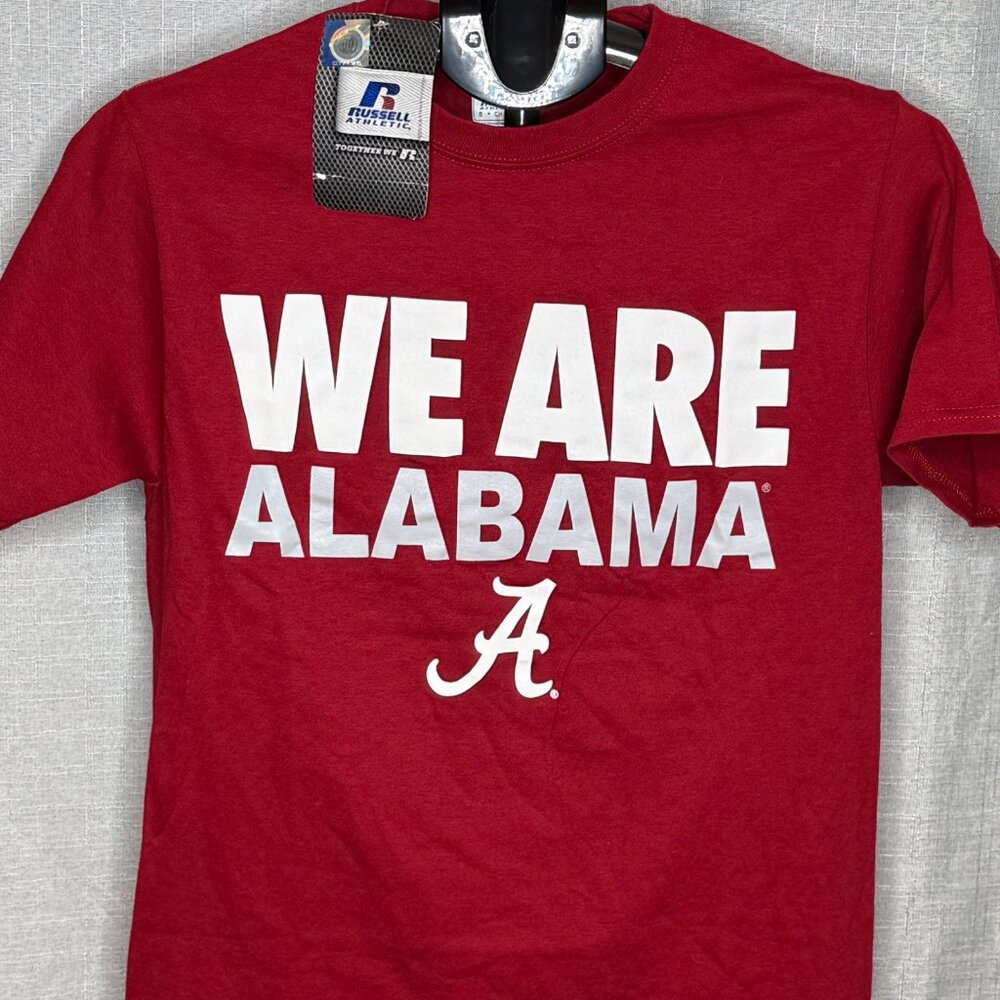 NWT - Russell Athletic - University of Alabama Short Sleeve Shirt - Youth Small